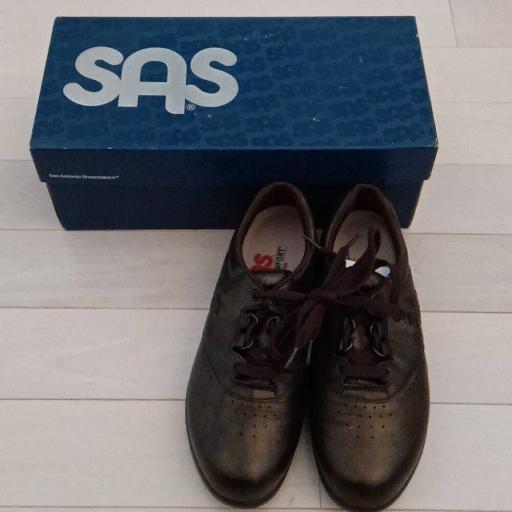 SAS Women's A8669916 Free Time Walking Sneakers Black Size 6M